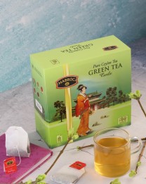 Чай зелёный ТМ "Маброк" - Зеленые кольца, 100 пак*2 гр.