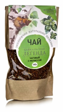 Чай чаговый - С мелиссой, Россия, 140 гр.